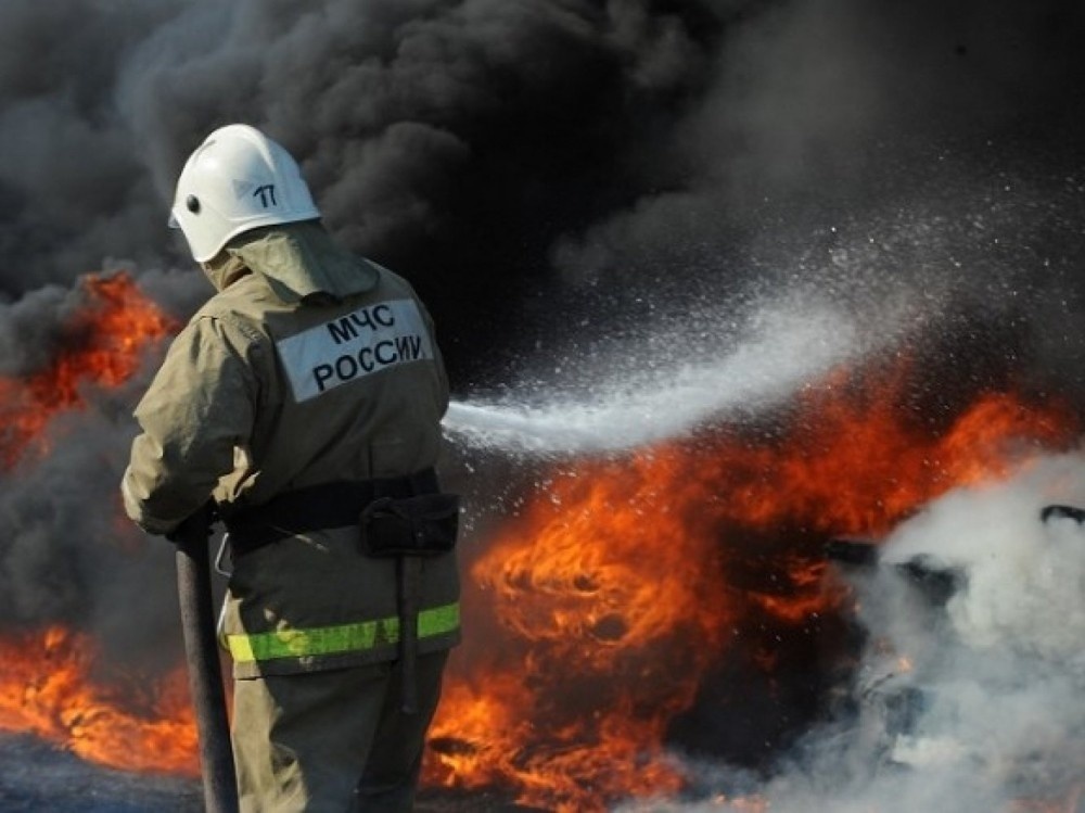 На пожаре в Рыбном погиб 74-летний мужчина